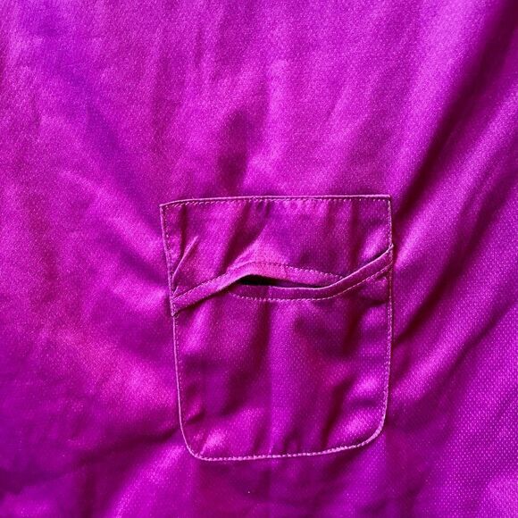 NORDIC TRACK DRI LONG SLEEVE MESH TEE PURPLE PRINT SIZE LARGE - Picture 6 of 6